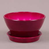 Цветочный горшок Фиалка, глянец, сливовый, 1л