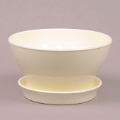 Цветочный горшок Фиалка, глянец, кремовый, 2,5л