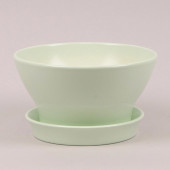 Цветочный горшок Фиалка, глянец, фисташковый, 2,5л