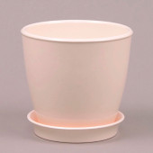 Цветочный горшок Виктория ВК-20, глянец, персиковый, 4л