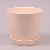 Цветочный горшок Виктория ВК-20, глянец, зефир, 4л