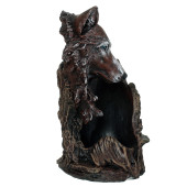 Сувенир-подставка под бутылку Волк, художка №1