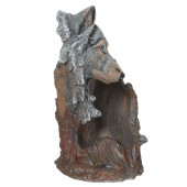 Сувенир-подставка под бутылку Волк, художка №2