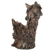 Сувенир-подставка под бутылку Волк, бронза