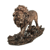 Сувенир-подставка под стаканы Лев, бронза