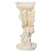 Садовая фигура Ангел с чашей на голове, слоновая кость (Гипс)