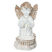 Сувенир Ангел Крылатик с чашей, античное золото