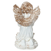 Сувенир Ангел Крылатик с чашей, античное золото