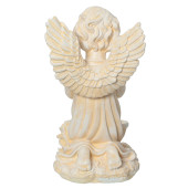 Сувенир Ангел Крылатик с чашей, слоновая кость
