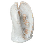 Сувенир Святая семья с ангелом, в белой одежде