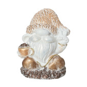 Сувенир Кофейный гномик, античное золото