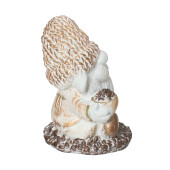 Сувенир Кофейный гномик, античное золото