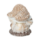 Сувенир Кофейный гномик, античное золото