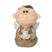 Сувенир Ангелочек со свечкой, художка микс