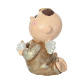 Сувенир Ангелочек со свечкой, художка микс