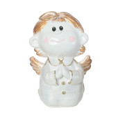 Сувенир Ангелочек-девочка, античное золото