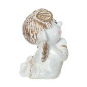 Сувенир Ангелочек-мальчик, античное золото