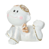 Сувенир Ангелочек игривый, античное золото