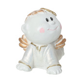 Сувенир Ангелочек игривый, античное золото