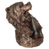 Сувенир-подставка под бутылку Медведь, бронза