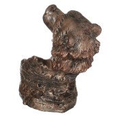 Сувенир-подставка под бутылку Медведь, бронза