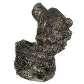 Сувенир-подставка под бутылку Медведь, бронза №2