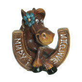 Копилка Конь Удача 15,5см _ 15см (цвета в ассортименте)