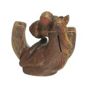 Копилка Конь Удача 15,5см _ 15см (цвета в ассортименте)