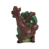 Копилка Конь Долар 17см_14,5см (цвета в ассортименте)