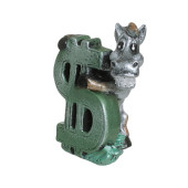 Копилка Конь Долар 17см_14,5см (цвета в ассортименте)