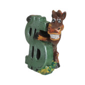 Копилка Конь Долар 17см_14,5см (цвета в ассортименте)