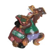 Копилка Конь с мешком 17,5см_13,5см (цвета в ассортименте)