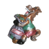 Копилка Конь с мешком 17,5см_13,5см (цвета в ассортименте)