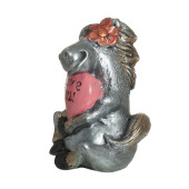 Копилка Конь с сердцем (I love you)  15,5см_12,5см (цвета в ассортименте)