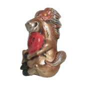 Копилка Конь с сердцем (I love you)  15,5см_12,5см (цвета в ассортименте)