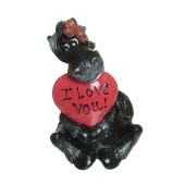 Копилка Конь с сердцем (I love you)  15,5см_12,5см (цвета в ассортименте)