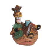 Копилка Конь на отдыхе 17,5см_13см (цвета в ассортименте)