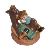 Копилка Конь на отдыхе 17,5см_13см (цвета в ассортименте)