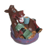 Копилка Конь на отдыхе 17,5см_13см (цвета в ассортименте)