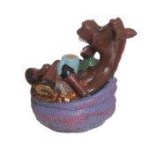 Копилка Конь на отдыхе 17,5см_13см (цвета в ассортименте)