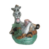 Копилка Конь на отдыхе 17,5см_13см (цвета в ассортименте)