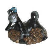 Копилка Конь на монетах 12см_17см (цвета в ассортименте)