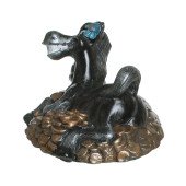 Копилка Конь на монетах 12см_17см (цвета в ассортименте)