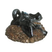 Копилка Конь на монетах 12см_17см (цвета в ассортименте)