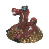 Копилка Конь на монетах 12см_17см (цвета в ассортименте)