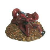 Копилка Конь на монетах 12см_17см (цвета в ассортименте)