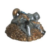 Копилка Конь на монетах 12см_17см (цвета в ассортименте)