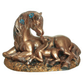 Копилка Лошадь мама, бронза (золото)