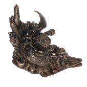 Сувенир-подставка (под стопки,бутылку) Щука, бронза