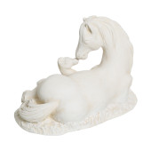 Копилка Лошадь мама, слоновая кость